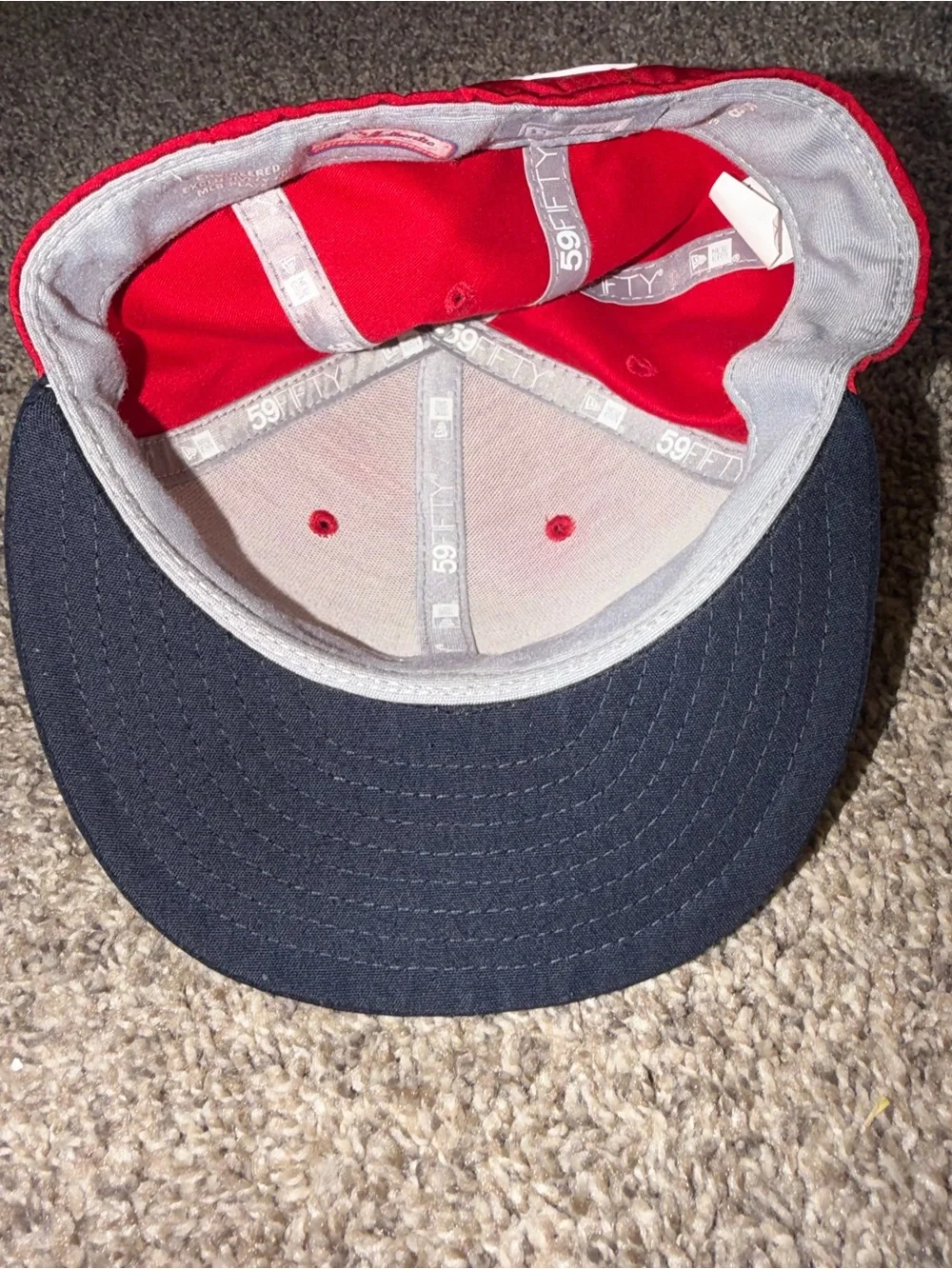 St. Louis Cardinals Hat Cap Fitted 6 5/8 kids size Red MLB MLB 59Fifty New Era